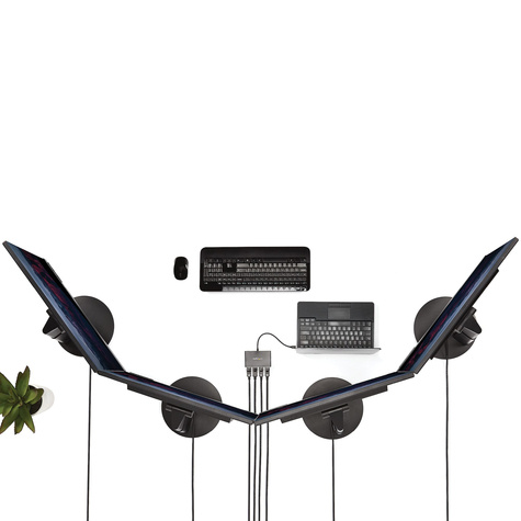 STARTECH Mini DisplayPort naar DisplayPort multi-monitor splitter - 4 poorts MST Hub - mDP 1.2 naar 4x DP monitor splitter - Videosplitter - 4 x DisplayPort - desktop