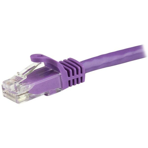 STARTECH 15m RJ45 UTP Cat6 Gigabit snagless netwerkkabel - paars - Verbindingskabel - RJ-45 (M) naar RJ-45 (M) - 15 m - UTP - CAT 6 - gevormd, zonder haken - paars