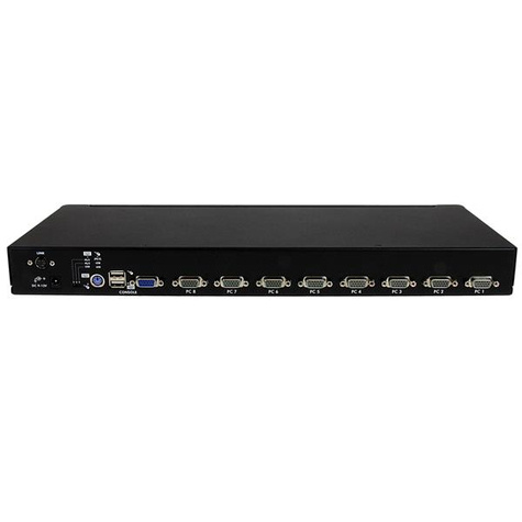 STARTECH 8-poort 1U-Rack USB PS/2 KVM-switch met OSD - KVM-schakelaar - 8 x KVM port(s) - 1 lokale gebruiker - desktop - voor P/N: RK3236BKF