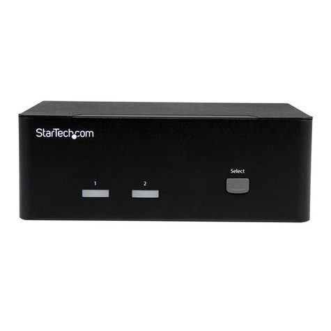STARTECH 2-poorts KVM switch met dubbele VGA en 2 poorts USB Hub - USB 2.0 - KVM / audio / USB switch