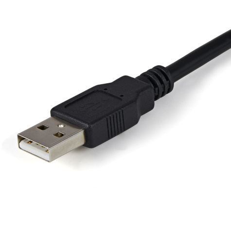 STARTECH 2-poort FTDI USB naar RS232 Seriële Adapter Verloopkabel met COM-behoud - Seriële adapter - USB - RS-232 x 2 - zwart