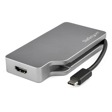 STARTECH USB C Multiport Video Adapter met HDMI, VGA, Mini DisplayPort of DVI, USB Type C Monitor Adapter naar HDMI 2.0 of mDP 1.2 (4K 60Hz)