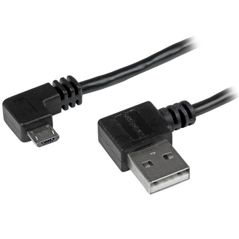 STARTECH STARTECH Micro-USB kabel met rechts haakse connectors - 2m - M/M - USB A naar Micro B kabel - USB-kabel - micro-USB type B (M) naar USB (M)