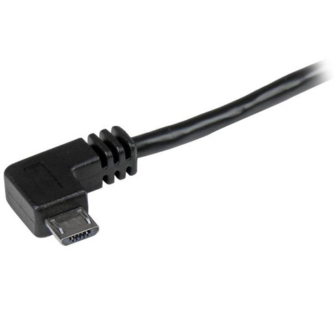 STARTECH Micro-USB kabel met rechts haakse connectors - 2m - M/M - USB A naar Micro B kabel - USB-kabel - micro-USB type B (M) naar USB (M)