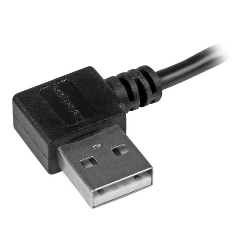 STARTECH Micro-USB kabel met rechts haakse connectors - 2m - M/M - USB A naar Micro B kabel - USB-kabel - micro-USB type B (M) naar USB (M)