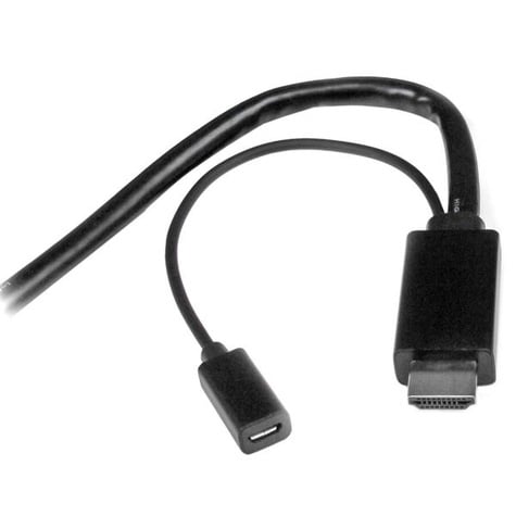 STARTECH HDMI, DisplayPort of Mini DisplayPort naar HDMI adapter kabel - 2 m - HDMI / DP /Mini DP naar HDMI converter