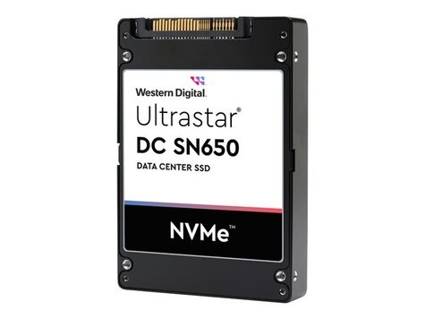 Western Digital WD Ultrastar DC SN650 WUS5EA1A1ESP5E3 - SSD - 15.36 TB - intern - 2.5" - U.3 PCIe 4.0 (NVMe)