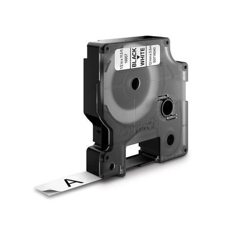 DYMO DYMO D1 -Durable Labels - Black on White - 12mm x 5.5m