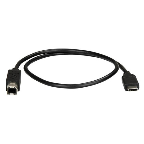 STARTECH 0,5 m USB C naar USB B printerkabel - M/M - USB 2.0 - USB-C naar USB-B kabel - 50 cm USB Type C printerkabel - USB-kabel