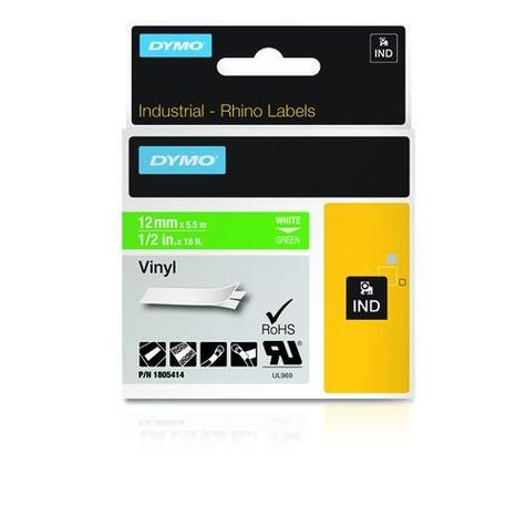 DYMO DYMO 1805414 labelprinter-tape Wit op groen