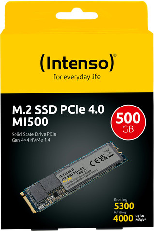 INTENSO INTENSO 238298 M.2 500GB Intenso MI500 NVMe PCIe 4.0 x 4