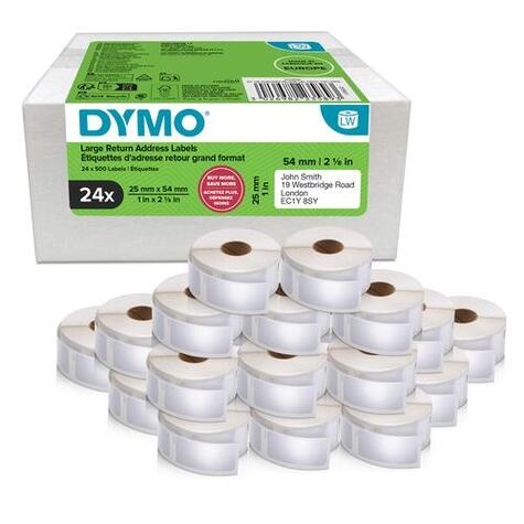 DYMO DYMO 2223589 printeretiket Wit 500 stuk(s)