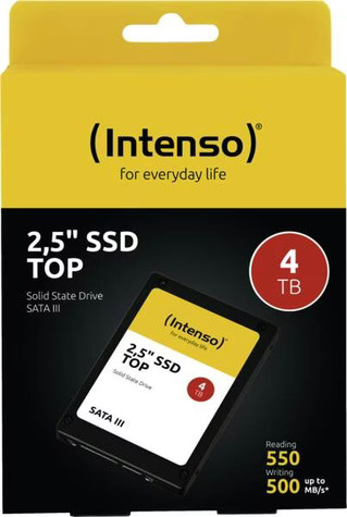 INTENSO INTENSO 6.3cm (2,5")   4TB SSD SATA 3 Top Performance