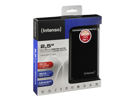 INTENSO Memory Case - vaste schijf - 500 GB - USB 3.0