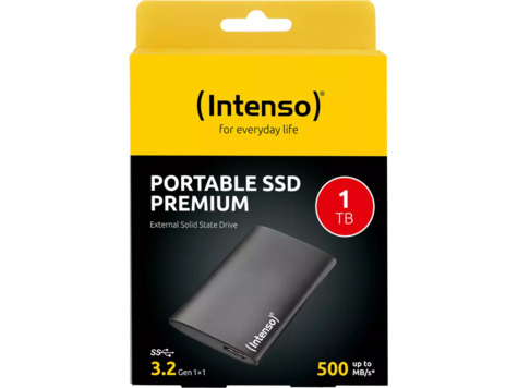 INTENSO INTENSO 1TB PREMIUM Portable USB 3.0 black