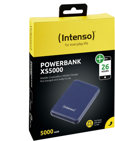 INTENSO INTENSO Powerbank XS5000 - 5000 mAh Blauw