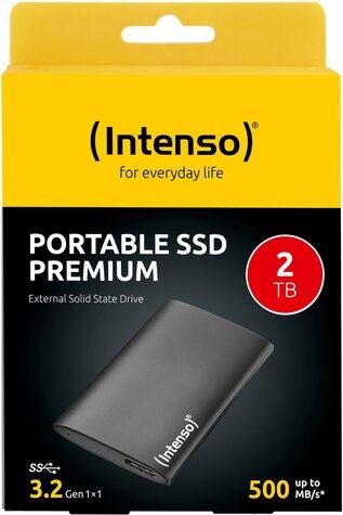 INTENSO 2TB PREMIUM Portable USB 3.0 black