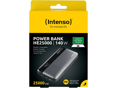 INTENSO INTENSO PowerBank HE25000 Grey-Black 25000mAh