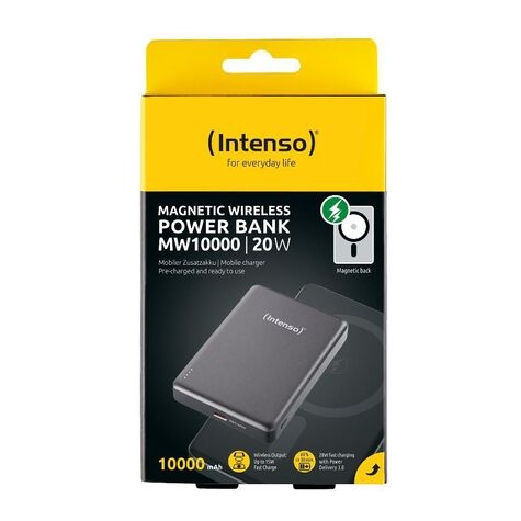 INTENSO Magnetic Wireless Power Bank 10000 mAh Grey USB-C