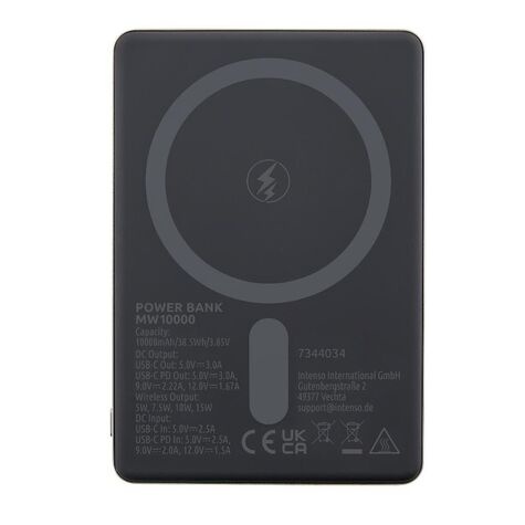INTENSO Magnetic Wireless Power Bank 5000 mAh Grey USB-C