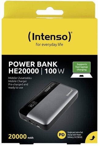 INTENSO INTENSO PowerBank HE20000 Grey-Black 20000mAh