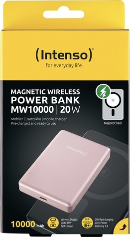 INTENSO INTENSO Magnetic Wireless Power Bank MW10000 rosé