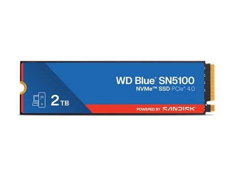 Western Digital 2TB M.2 PCIe NVMe WD Blue SN5100 7100/6700