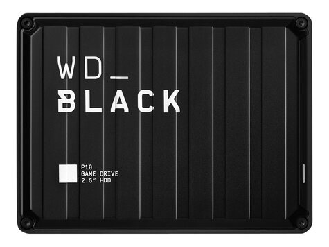 Western Digital BLACK P10 Game Drive WDBA3A0040BBK - Vaste schijf - 4 TB - extern (draagbaar) - USB 3.2 Gen 1 - zwart
