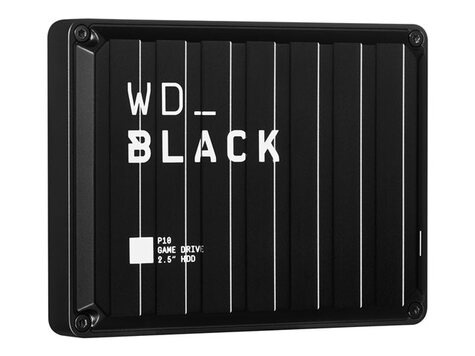 Western Digital BLACK P10 Game Drive WDBA3A0040BBK - Vaste schijf - 4 TB - extern (draagbaar) - USB 3.2 Gen 1 - zwart
