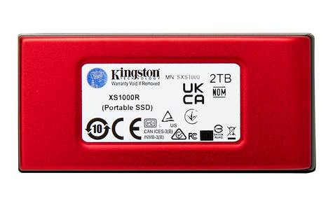 Kingston SSD Kingston XS1000 Red 2TB USB 3.2 ext