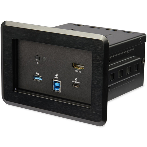 STARTECH Vergadertafel docking station en aansluitdoos 4K - USB-C/USB-A host - HDMI - 4x USB 60W USB-C Power Delivery RJ45 (KITBZDOCK)