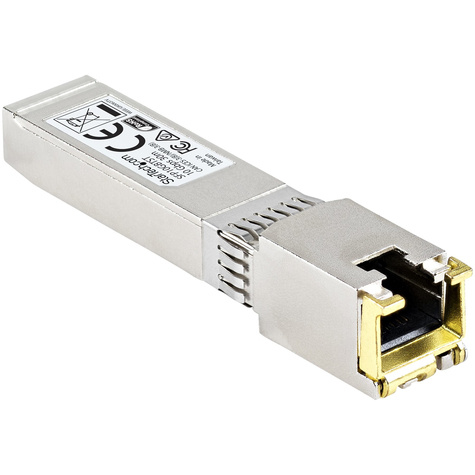 STARTECH MSA conform 10 Gigabit koper RJ45 SFP+ module - 10GBase-T - SFP+ transceiver - 30 m - TAA conform - SFP+ transceivermodule