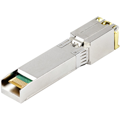 STARTECH MSA conform 10 Gigabit koper RJ45 SFP+ module - 10GBase-T - SFP+ transceiver - 30 m - TAA conform - SFP+ transceivermodule