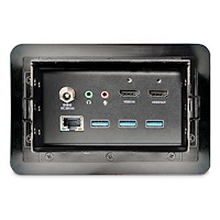 STARTECH Vergadertafel docking station en aansluitdoos 4K - USB-C/USB-A host - HDMI - 4x USB 60W USB-C Power Delivery RJ45 (KITBZDOCK)