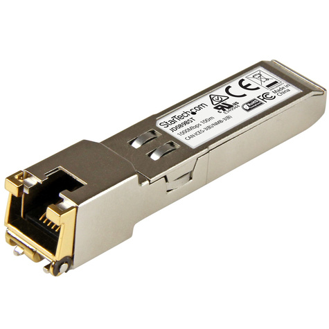 STARTECH HP JD089B compatibel SFP Transceiver module - 10/100/1000BASE-TX 10/100/1000 Mbp - koper RJ45 - 100 m