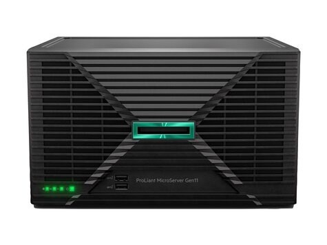 HPE ProLiant MicroServer Gen11 6325P 3.5GHz 4c 1P 1x32GB-U 4LFF-NHP 2x4TB HDD 1x180W PS EU Server (Geen werkend systeem)