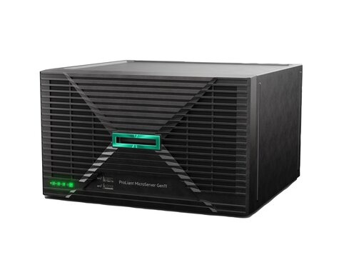 HPE ProLiant MicroServer Gen11 6325P 3.5GHz 4c 1P 1x32GB-U 4LFF-NHP 2x4TB HDD 1x180W PS EU Server (Geen werkend systeem)