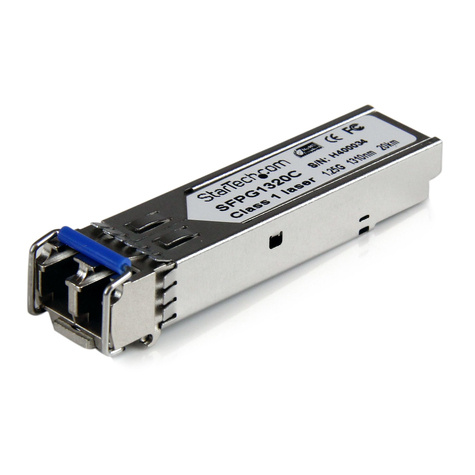 STARTECH Cisco-compatibele gigabit glasvezel SFP-zendontvanger module SM LC met DDM - 20 km (mini-GBIC) - SFP (mini-GBIC) transceivermodule