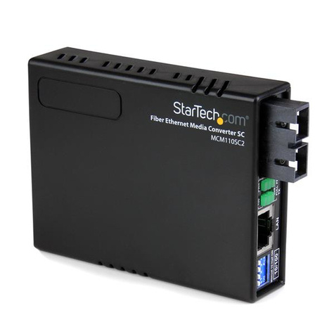STARTECH STARTECH 10/100 multi-mode Glasvezel Ethernet Converter SC 2 km - Glasvezel mediaconverter - 100Mb LAN - 10Base-T, 100Base-FX, 100Base-TX