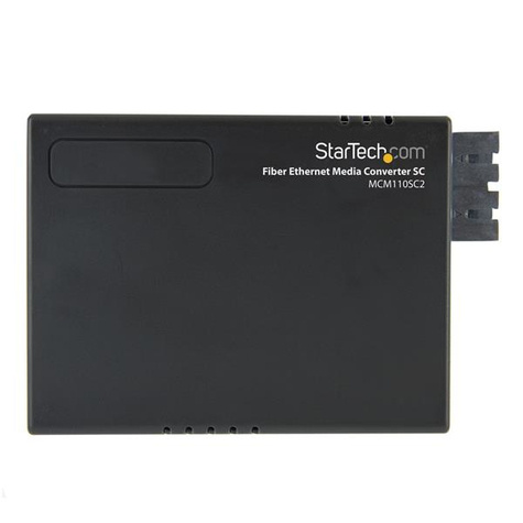 STARTECH 10/100 multi-mode Glasvezel Ethernet Converter SC 2 km - Glasvezel mediaconverter - 100Mb LAN - 10Base-T, 100Base-FX, 100Base-TX