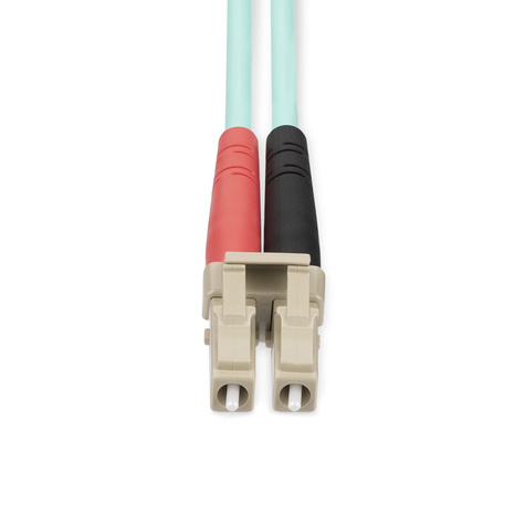 STARTECH 25m (82ft) LC/UPC to LC/UPC OM4 Multimode Fiber Optic Cable, 50/125µm LOMMF/VCSEL Zipcord Fiber, 100G Networks