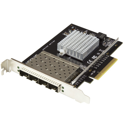 STARTECH 4 Ports PCI Express 10G SFP+ Netwerkkaart, Intel XL710 Open SFP+ Converged Adapter, PCIe 10 GbE Server NIC