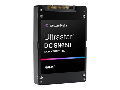 Western Digital Ultrastar DC SN650 WUS5EA176ESP5E3 - SSD - 7.68 TB - intern - 2.5" - U.3 PCIe 4.0 (NVMe)