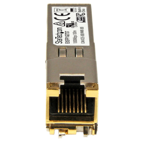 STARTECH Juniper EX-SFP-1GE-T compatibel SFP Transceiver module - 10/100/1000BASE-T - 10/100/1000 Mbps - koper RJ45 - 100 m