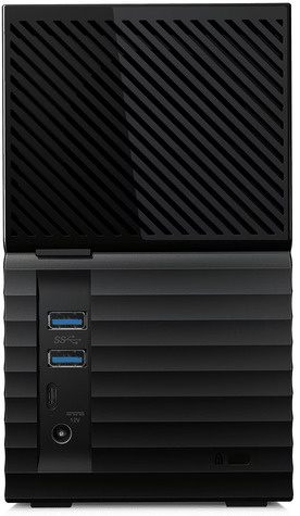 Western Digital My Book Duo WDBFBE0280JBK - Hard drive array - 28 TB - 2 bays - HDD 14 TB x 2 - USB 3.1 Gen 1 (extern)