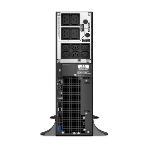 APC Smart-UPS SRT 5000VA - UPS (rack-monteerbaar / extern) - 230 Volt wisselstroom V - 4500 Watt - 5000 VA - Ethernet 10/100, USB - uitgangen: 12 - 3U - zwart - voor P/N: SRT192BPUS, SRT192RMBP2US, SRT192RMBPUS, SRT6KXLTUS, SRT72RMBPUS, SRT96RMBPUS