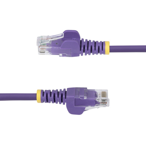 STARTECH 1.5m Purple Slim CAT6 Ethernet Cable