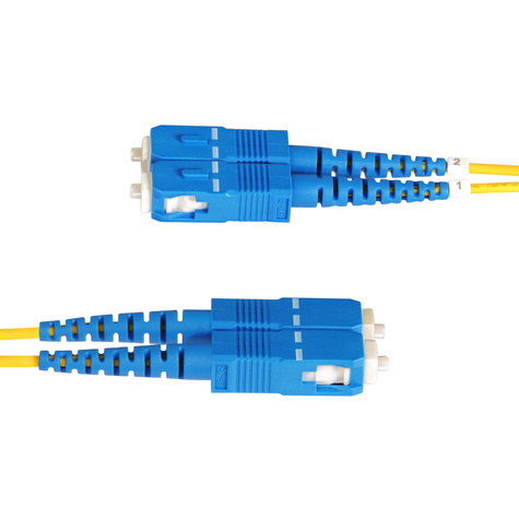 STARTECH (10ft) LC to SC (UPC) OS2 Single Mode Duplex Fiber Optic Cable, 9/125µm, Laser Optimized, 10G, Bend Insensitive