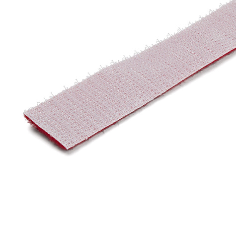 STARTECH Klittenband rol - herbruikbaar en verstelbaar - kabelbinder - rood (HKLP25RD) - Haak- en lussluiting - 7.62 m - rood