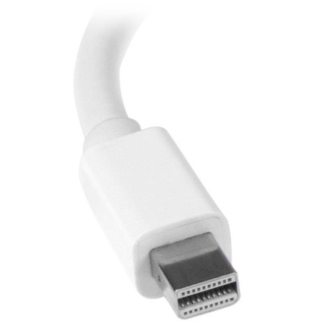 STARTECH A/V-reisadapter: 2-in-1 Mini DisplayPort naar HDMI of VGA converter - Videoconverter - DisplayPort - HDMI, VGA - wit - voor Apple MacBook Air